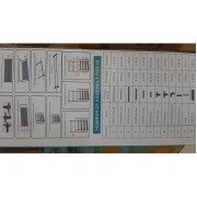 Универсальная вешалка для одежды New simple floor clothes rack size 60X29.5X151 см Белый