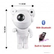 Ночник-проектор БОЛЬШОЙ космонавт лазерный светильник проектор + пультом динамик Bluetooth