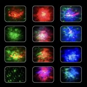 Ночник-проектор БОЛЬШОЙ космонавт лазерный светильник проектор + пультом динамик Bluetooth