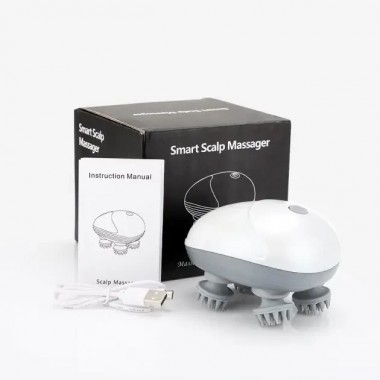 Электрический беспроводной массажер для кожи головы Smart scalp massger