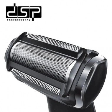 Электробритва для мужчин DSP 60050 IPX5 роторная для влажного и сухого бритья с 3 съёмными насадками и триммер
