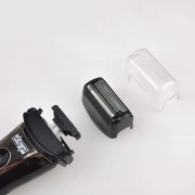 Электробритва аккумуляторная DSP-60077 (сухое и влажное бритье) с индикатором зарядки Черная