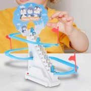 Музыкальная игрушка-трек пингвины на горке 3311