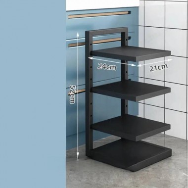 Кухонная полка для хранения кастрюль, 3 уровня Kitchen shelf for storing pots / Полка на кухню для посуды