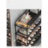 Стеллаж для обуви Shoe rack BLACK Полка для обуви-08-02, Металл, 60х18.5х78.5 см