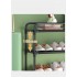 Стеллаж для обуви Shoe rack BLACK Полка для обуви-08-02, Металл, 60х18.5х78.5 см