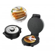 Вафельница электрическая RAF R 565 с антипригарным покрытием и конусом для трубочек 1000 Вт