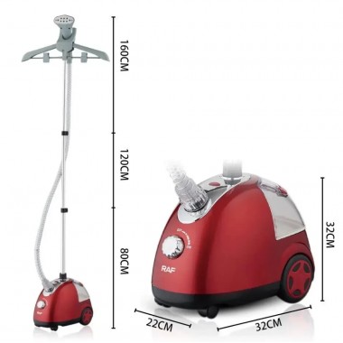 Отпариватель вертикальный пароочиститель c вешалкой стационарный для одежды RAF R3037 1700 Ватт
