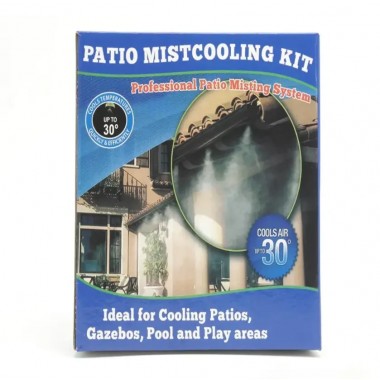 Садовый туманообразователь для беседок Patio Mistcooling система распылитель с 10-метровой системой трубок