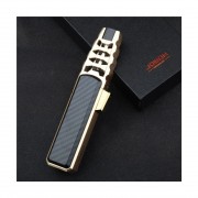 Газовая турбо-зажигалка, ветрозащитная Многоразовая газовая зажигалка металлическая Jobon Lighter for BBQ