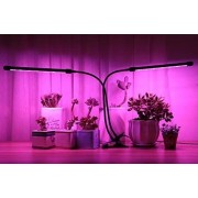 Светодиодная фитолампа для роста растений и рассады ZW-2 Полный спектр 2 головы LED