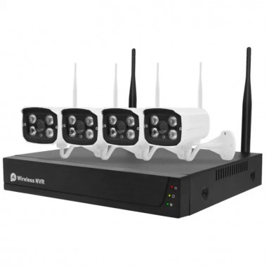 Комплект видеонаблюдения на 4 камеры NVR KIT 601 WiFi 4CH с регистратором