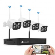 Комплект видеонаблюдения на 4 камеры NVR KIT 601 WiFi 4CH с регистратором