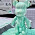 Флюидный медвежонок fluid bear bearbrick, 23 см, с красками BLUE