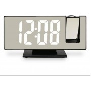 Часы настольные с проекцией времени на потолок с LED дисплеем и будильником
