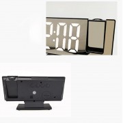 Часы настольные с проекцией времени на потолок с LED дисплеем и будильником