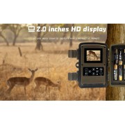 Нагрудная боди камера Фотоловушка PR700PRO охотничья камера P66 12mp с экраном и ночным видением