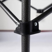 Стол прямоугольный складной для пикника в чехле 95x57x50 см Туристический раскладной стол Черный