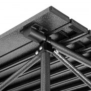 Стол прямоугольный складной для пикника в чехле 95x57x50 см Туристический раскладной стол Черный