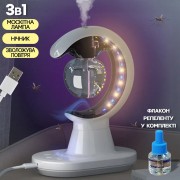 Увлажнитель воздуха с ловушкой от комаров 3в1 Humidifier Mosquito Trap москитная лампа с подсветкой ONL
