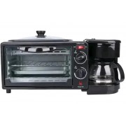 Электрическая печь + кофеварка + гриль Сковорода 3в1 Zepline ZP-116 на 12 л 1250Вт