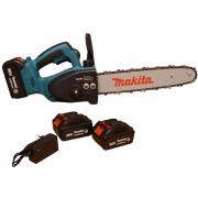 Аккумуляторная цепная пила MAKITA З6В 6А , электропила с двумя аккумуляторами