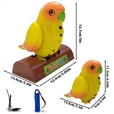 Игрушка-повторюшка попугай Funny Parrot TT8005 Синий