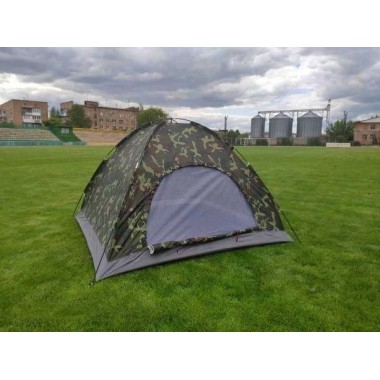 Палатка автоматическая 4-х местная Камуфляж Размер 2х2 метра самораскладывающаяся палатка