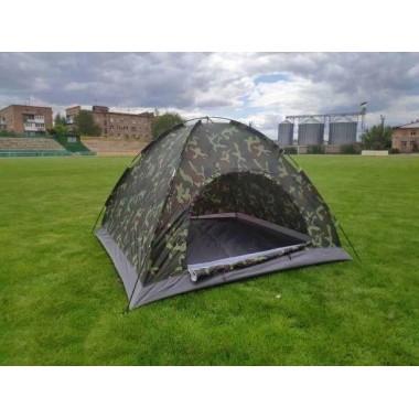 Палатка автоматическая 4-х местная Камуфляж Размер 2х2 метра самораскладывающаяся палатка