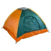 Палатка туристическая на 4 персону размер 200х200см ЗЕЛЕНАЯ