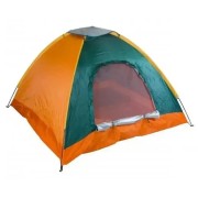 Палатка туристическая на 4 персону размер 200х200см ЗЕЛЕНАЯ