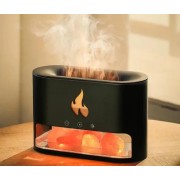 Увлажнитель воздуха Docsal Flame 3в1 с ультразвуковым увлажнением и соляными камнями. Черный