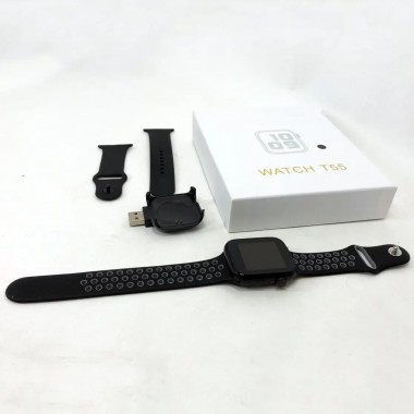 Умные смарт часы Smart Watch T55 с 2 ремешками, поддержка звонков, спортивные режимы, влагозащита ip 67 NBM