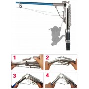 Самоподсекающая удочка 2,1 м Телескопический спиннинг в сборе с механизмом автоподсечки