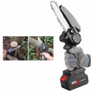 Аккумуляторная цепная пила 48V Lithium / Беспроводная ручная мини электропила