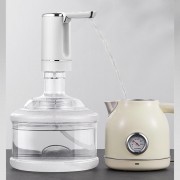 Аккумуляторный насос для воды Water pump / Складной насос на бутыль / Помпа