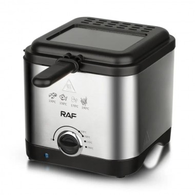 Электрическая фритюрница на 2.5 л для жарки без масла 1000 Вт Deep Fryer RAF R.5300 Воздушная фритюрница