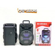 Kimiso новый QS-1805 8-дюймовый портативный динамик высокой мощности с проводным микрофоном уличный динамик