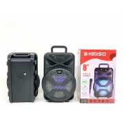 Kimiso новый QS-1805 8-дюймовый портативный динамик высокой мощности с проводным микрофоном уличный динамик