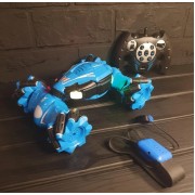 Машинка перевертыш Stunt Car YL-51, управление рукой, управление жестами и обычным пультом Синий