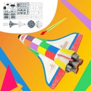 Конструктор на солнечной батарее игрушка-робот 3 в 1 для исследования космоса