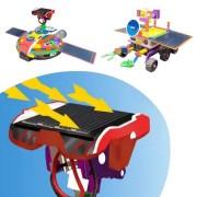 Конструктор на солнечной батарее игрушка-робот 3 в 1 для исследования космоса