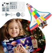 Конструктор на солнечной батарее игрушка-робот 3 в 1 для исследования космоса