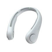 Вентилятор на шею NECK FAN VT-1010 Белый портативный с аккумулятором 4000 мАч + 3 режима обдува 5 Вт