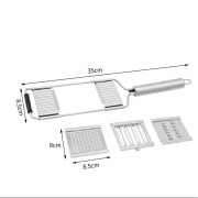 Металлическая тёрка с тремя сменными насадками XL-338 Серебристый