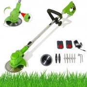 Аккумуляторный триммер - газонокосилка для сенокоса травы с двумя аккумуляторами 48V/2Акб