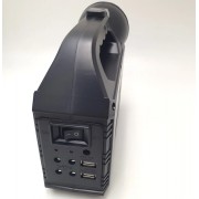 Фонарь GD-101 PowerBank, с солнечной зарядкой + лампочки 3 шт