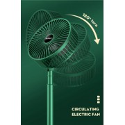 Складной аккумуляторный мини-вентилятор с USB-зарядкой XL 908 зеленый