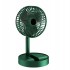 Складной аккумуляторный мини-вентилятор с USB-зарядкой XL 908 зеленый