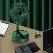 Складной аккумуляторный мини-вентилятор с USB-зарядкой XL 908 зеленый